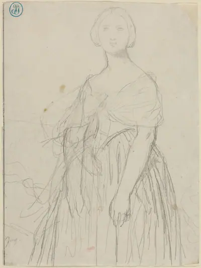 Sketch for Madame Moitessier