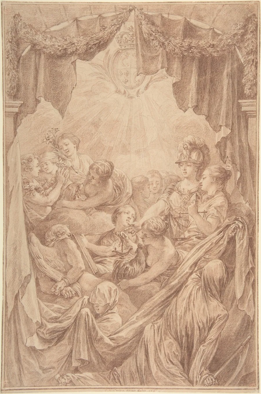Allegory of the Life of the Dauphin by Charles Nicolas Cochin II