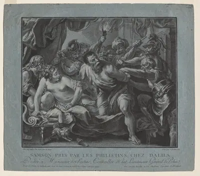 Samson Taken by the Philistines in Delilah's House