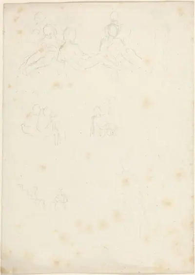 Studies of Seated and Reclining Figures