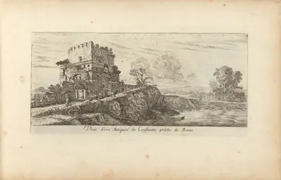 Veue d'une Antiquité de Constantin proche de Rome