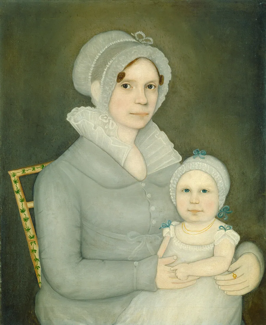 Mrs. John Harrisson and Daughter by Frederick W. Mayhew