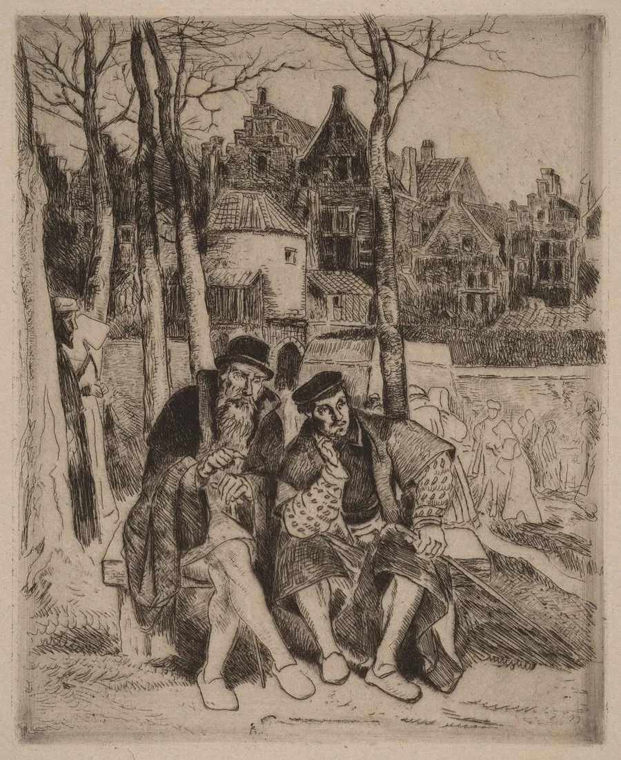 Faust and Wagner by Henri Leys