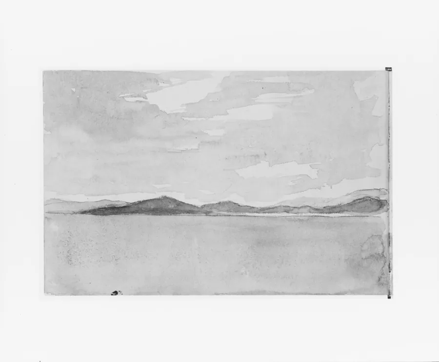 Site of Troy (from Sketchbook) by Mary Newbold Sargent