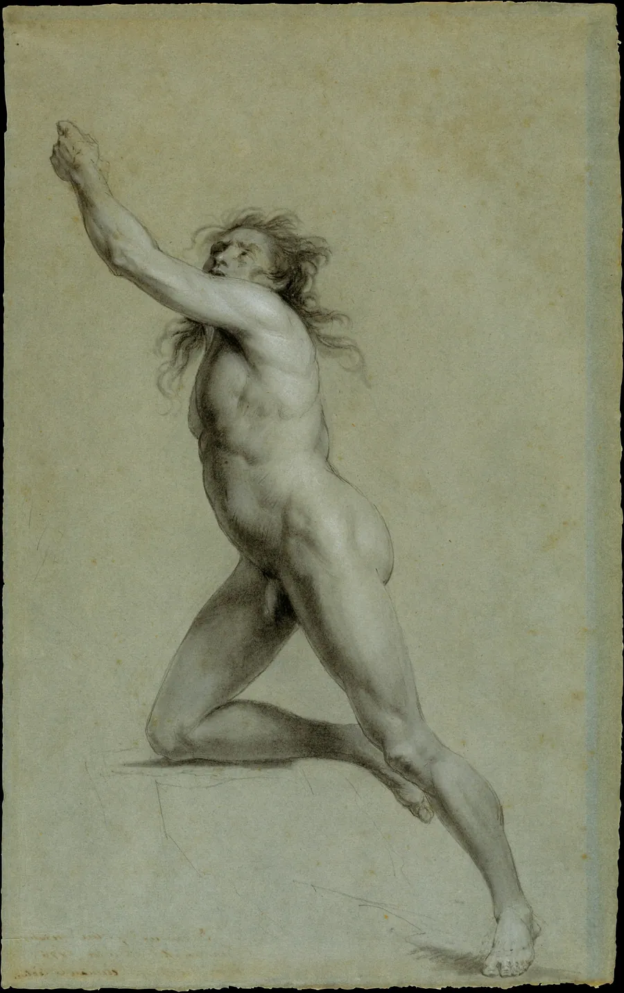 Study from Life: Nude Male by John Trumbull