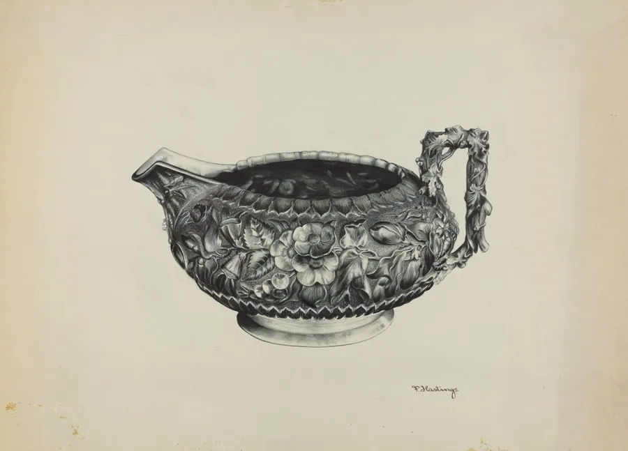 Silver Creamer by Florence Hastings
