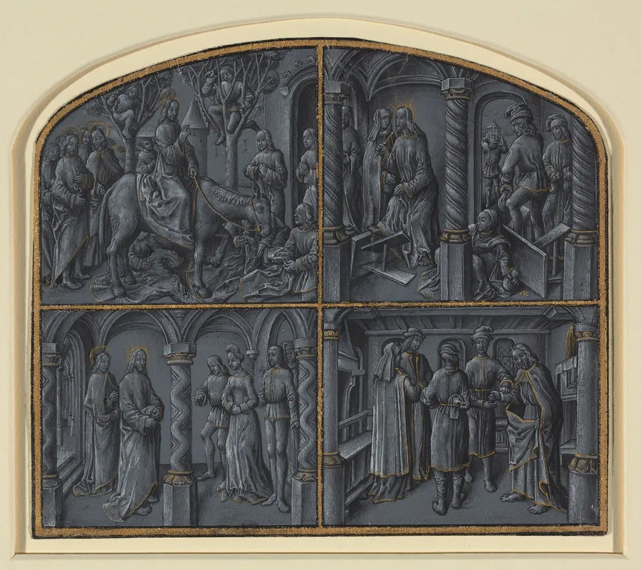 Four Scenes from the Life of Christ by Georges Hurtrel