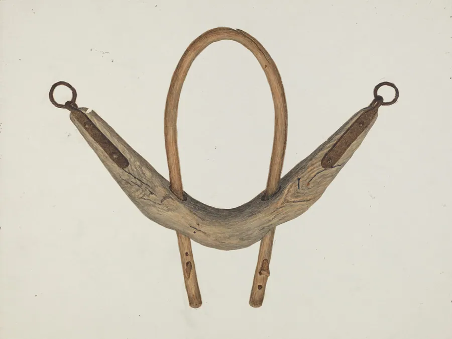 Oxen Yoke by Earl Butlin
