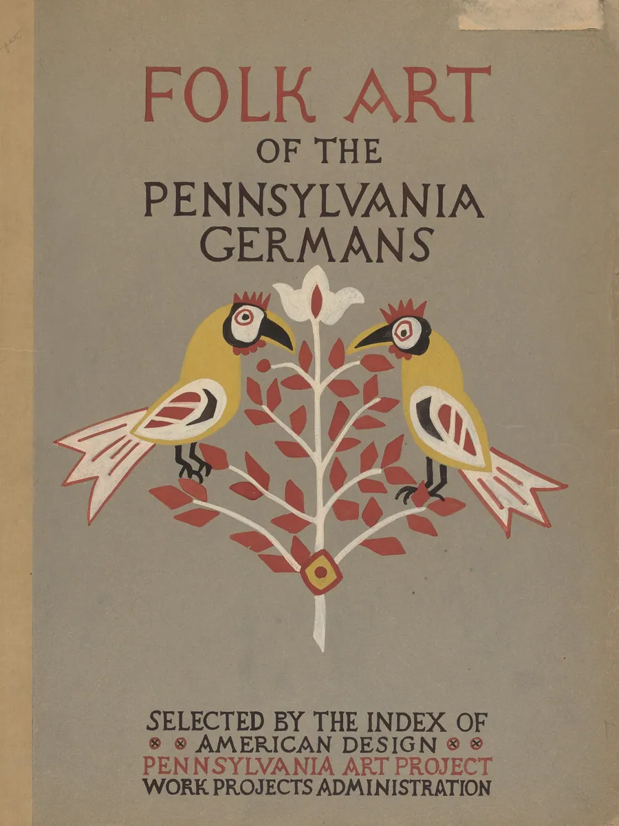 Study for Portfolio: "Folk Art of Rural Pennsylvania" by American 20th Century