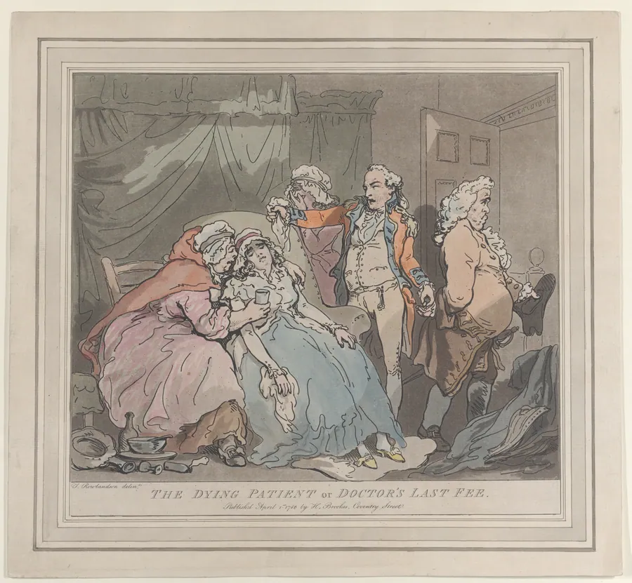 The Dying Patient, or Doctor's Last Fee by Henry Brookes
