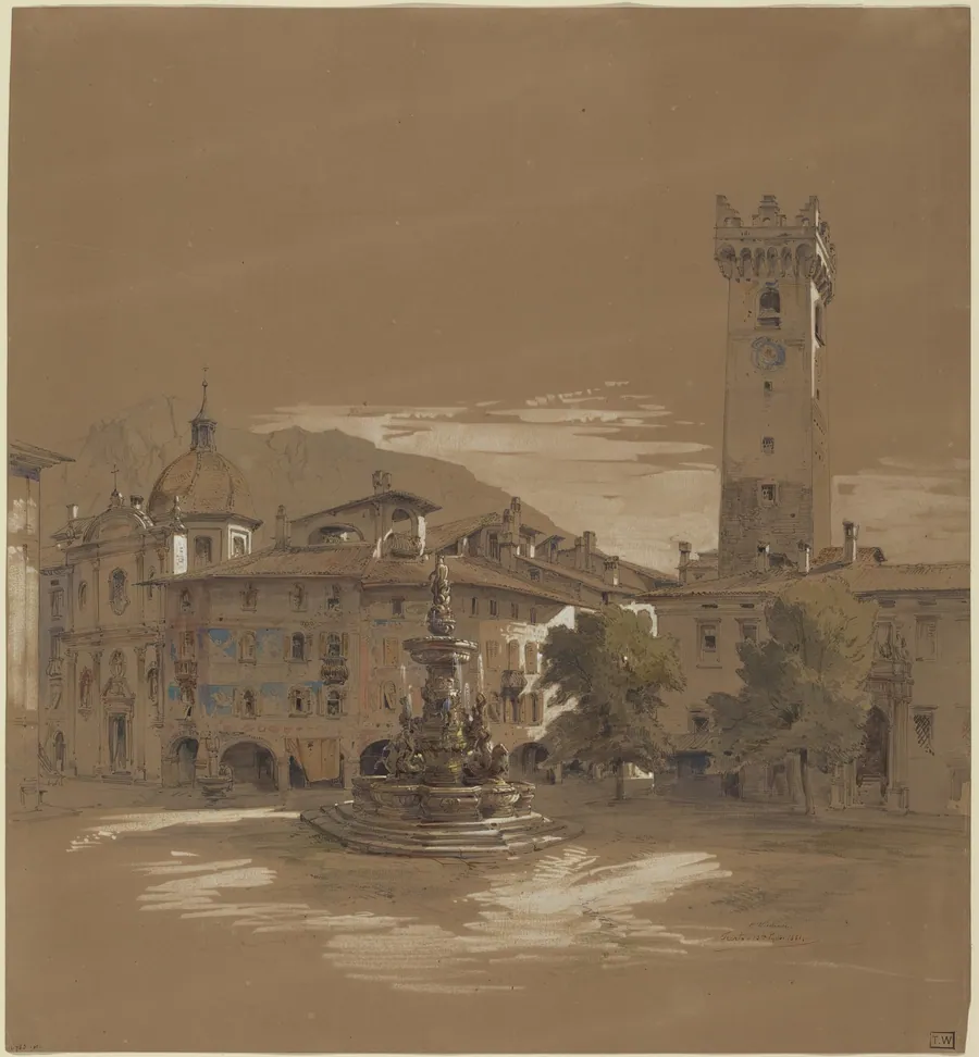 View of Trento by Albert Emil Kirchner