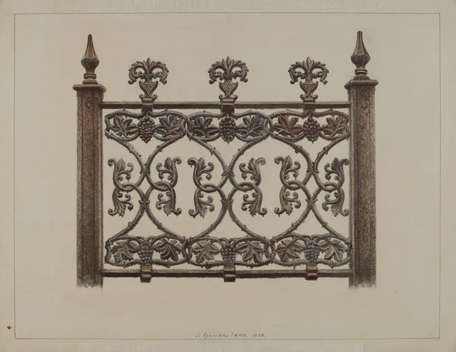 Fence Panel by J. Howard Iams