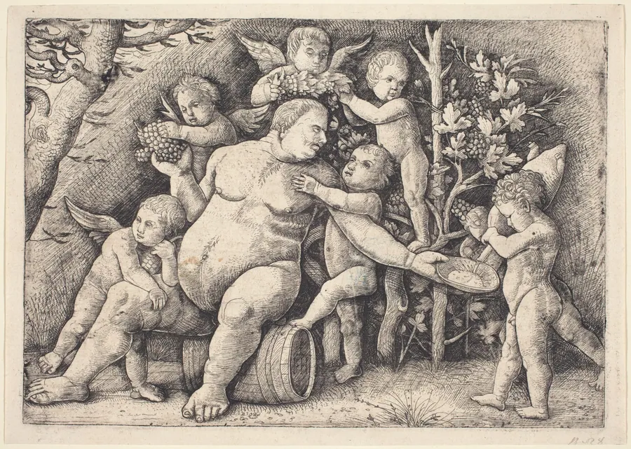 Silenus by Hieronymus Hopfer