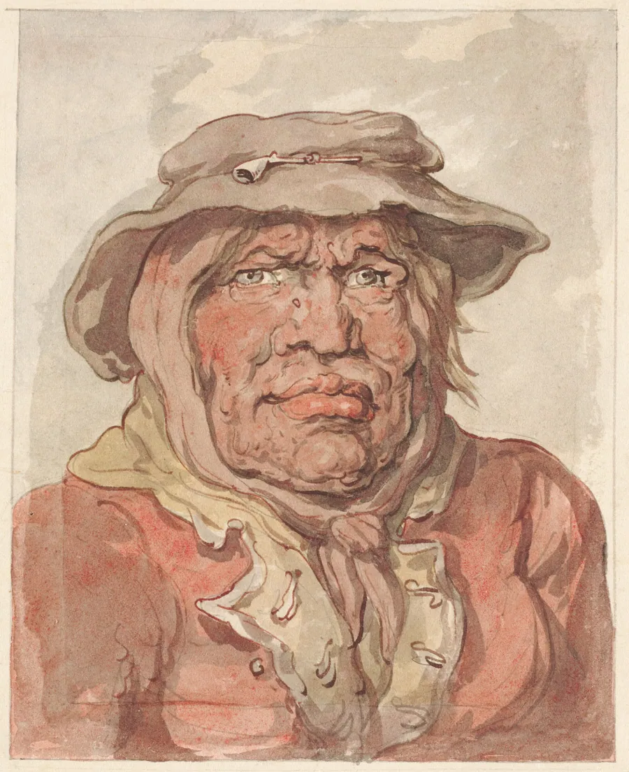 A Soldier's Widow by Thomas Rowlandson