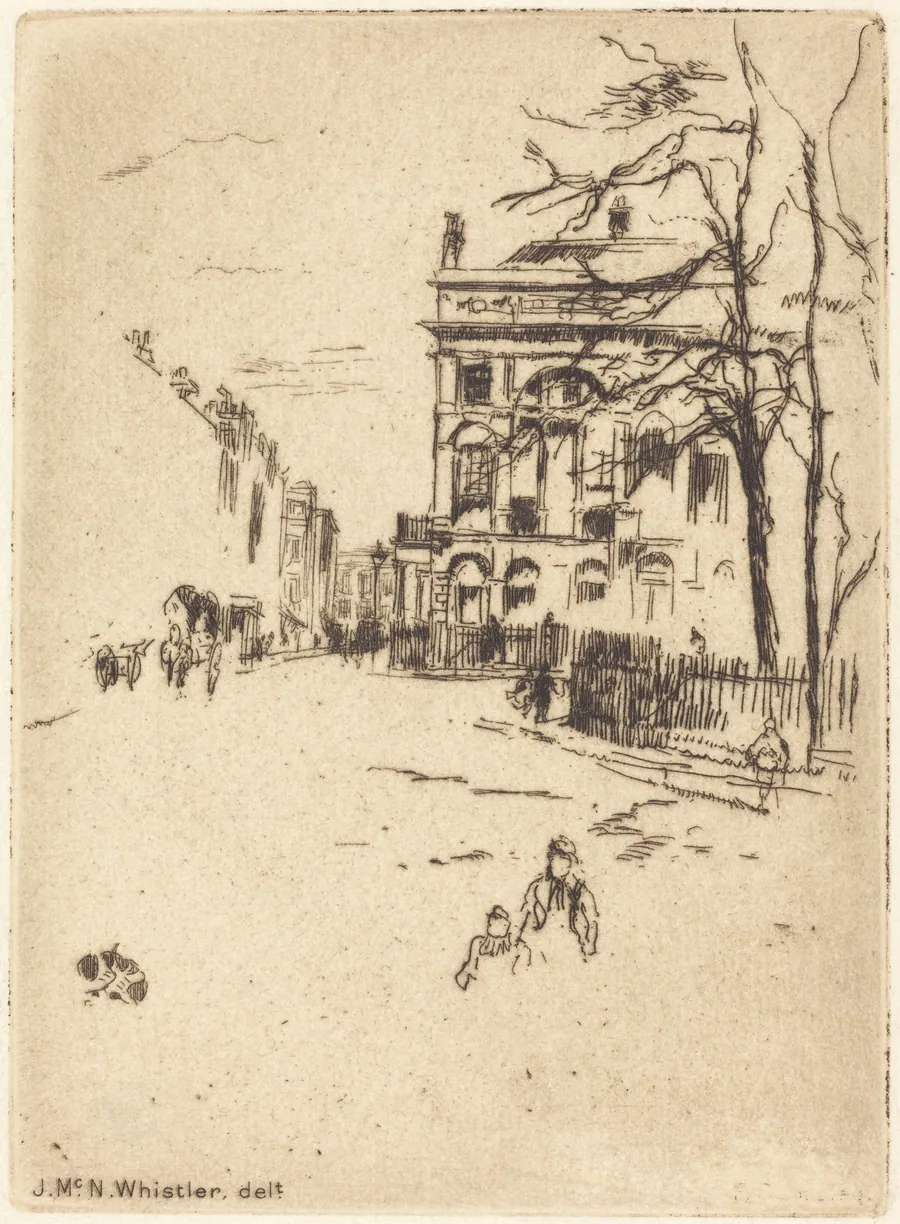 Fitzroy Square by James McNeill Whistler