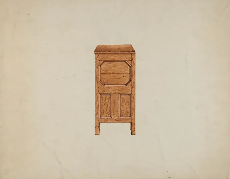 A Connecticut-type Hadley Chest-side View by Martin Partyka