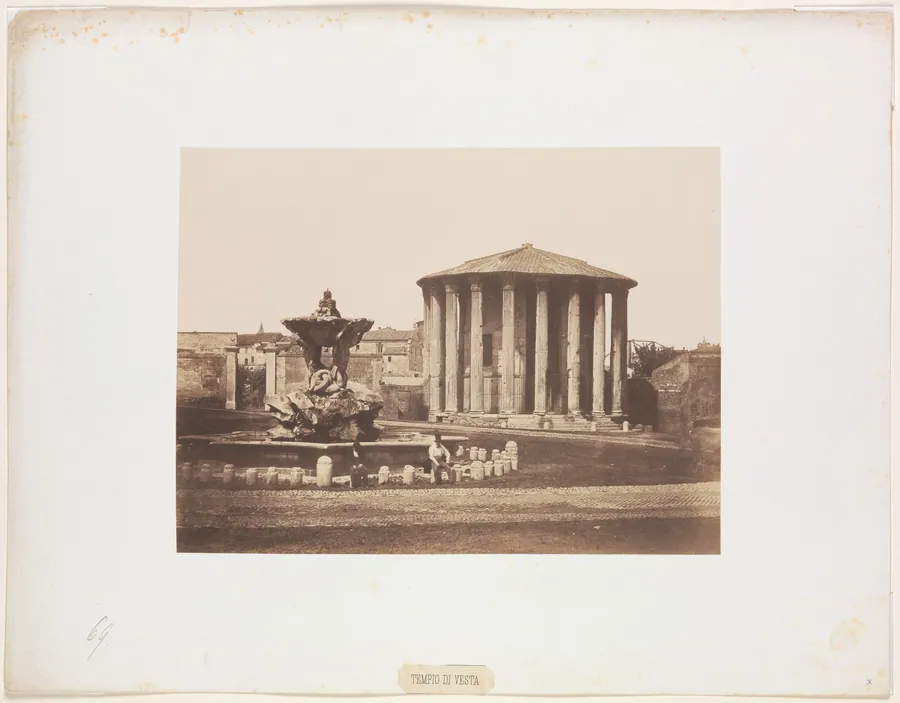 Temple of Vesta by Pietro Dovizielli