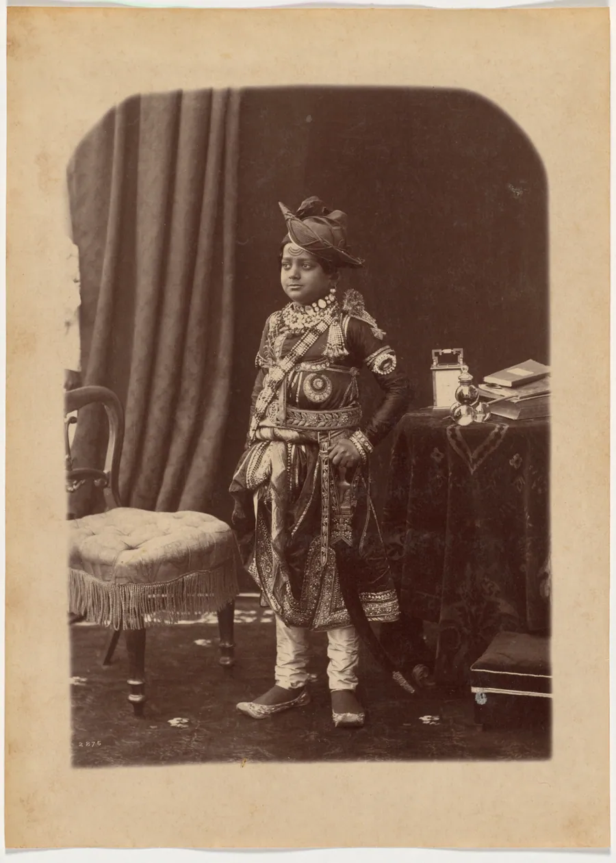 His Highness Maharaja Scindia of Gwalior by Raja Deen Dayal