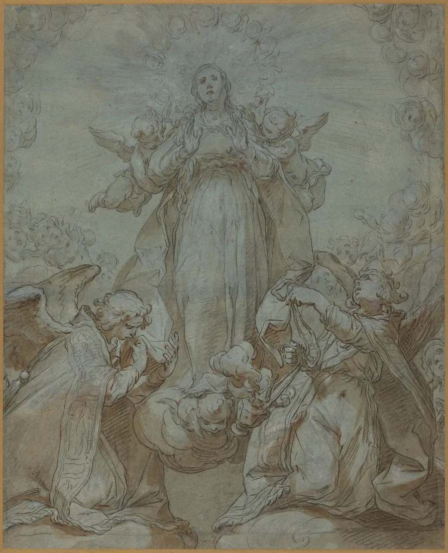 The Virgin in Glory by Abraham Bloemaert