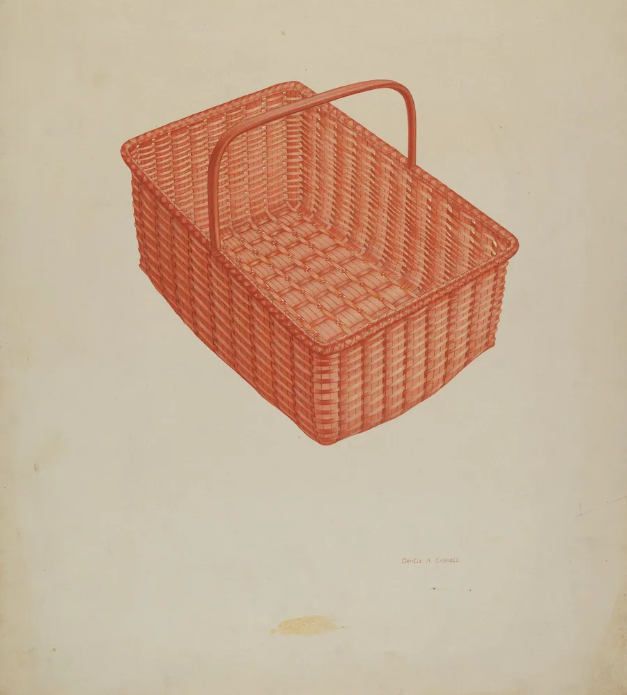 Shaker Laundry Basket by Orville A. Carroll