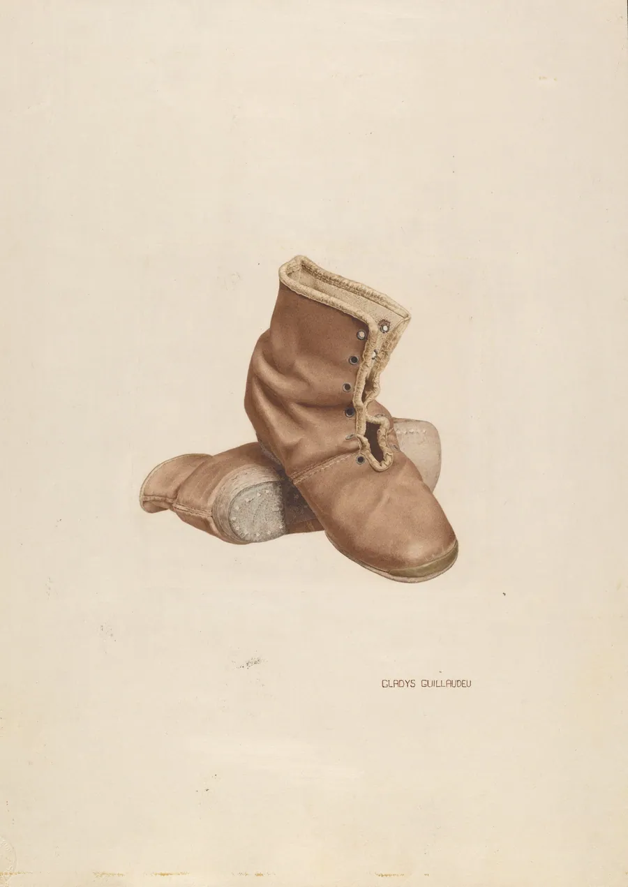 Child's Shoes by Gladys M. Guillaudeu