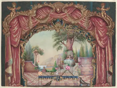 Vaudeville Stage Set