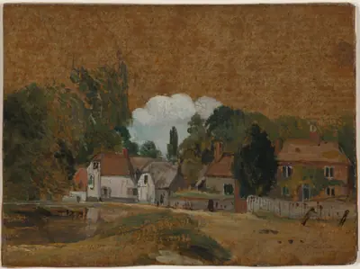 The Village Pond at Bishopstoke