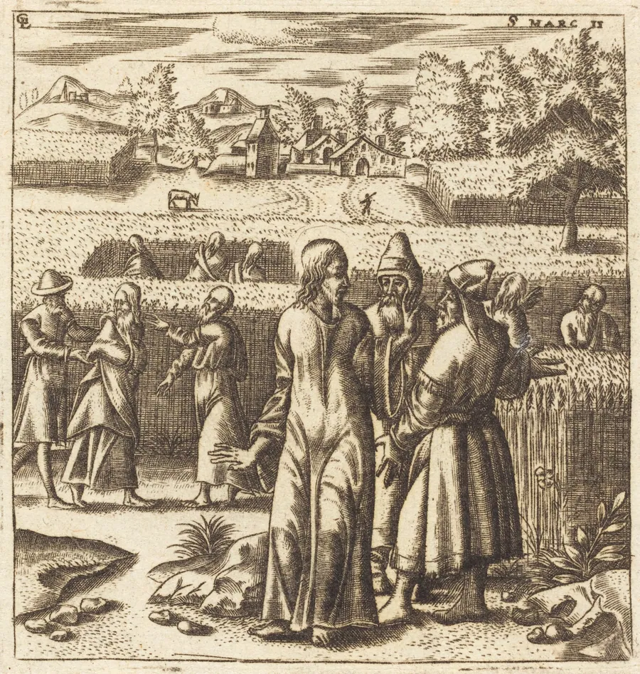 Christ and the Sabbath Laws by Léonard Gaultier