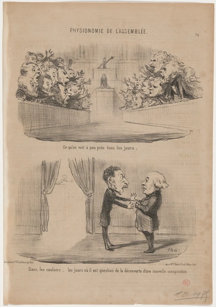 Ce qu'on voit a peu près tous les jours by Honoré Daumier