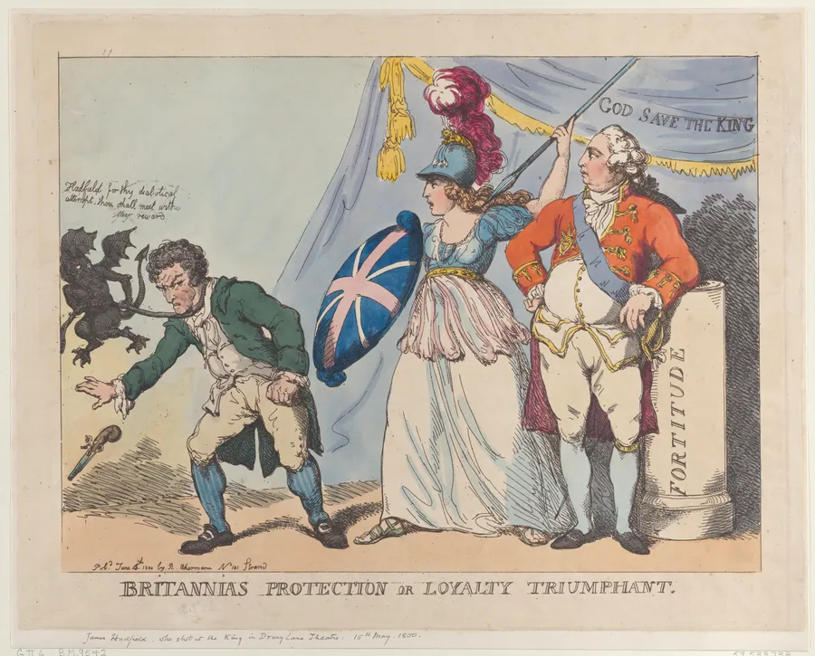 Britannia's Protection or Loyalty Triumphant by Rudolph Ackermann, London