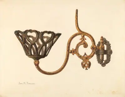 Swinging Lamp Bracket