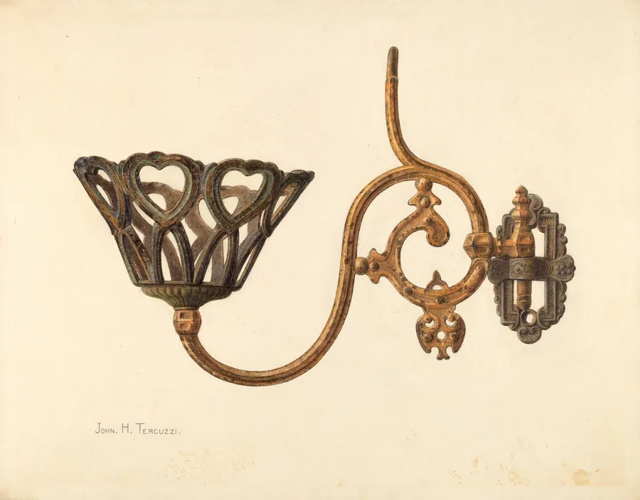 Swinging Lamp Bracket by John H. Tercuzzi