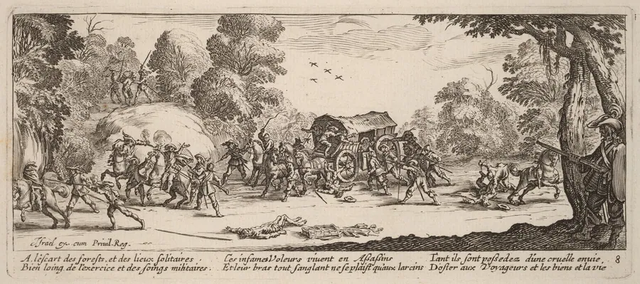 Attack on a Coach by Gerrit van Schagen