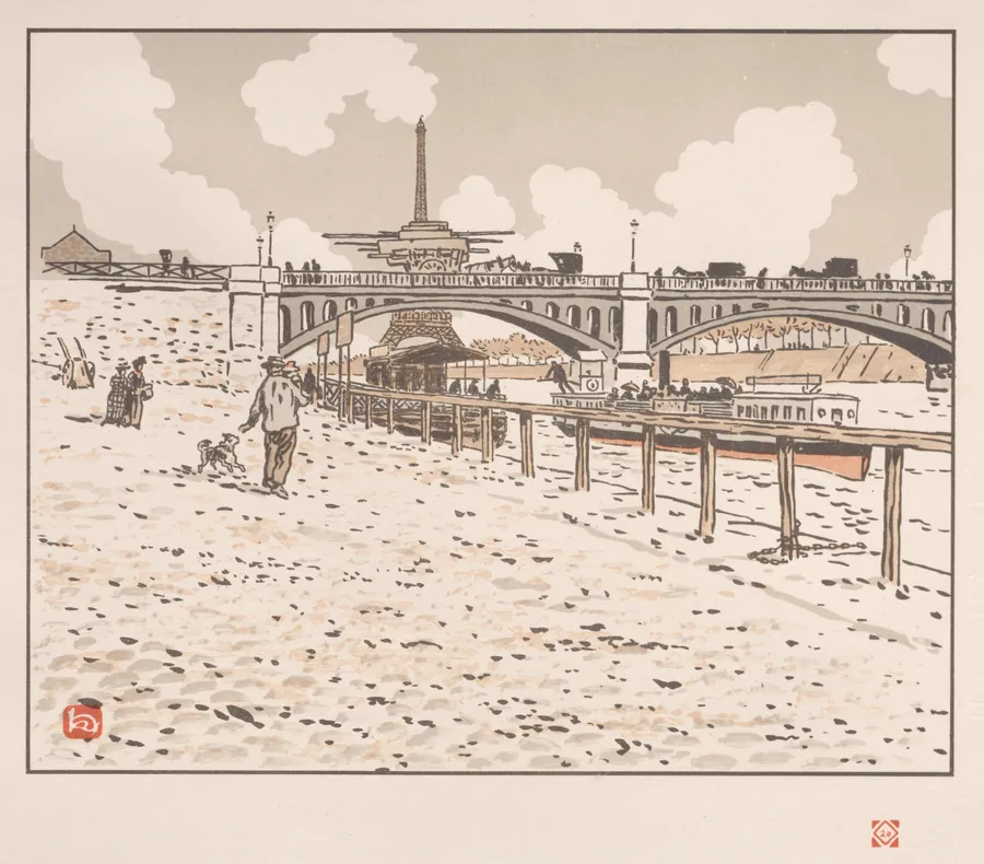 Thirty-Six Views of the Eiffel Tower: From the Grenelle Bridge by Henri Rivière