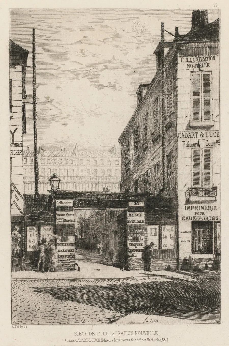 Headquarters of L'Illustration Nouvelle by Alfred Taiée