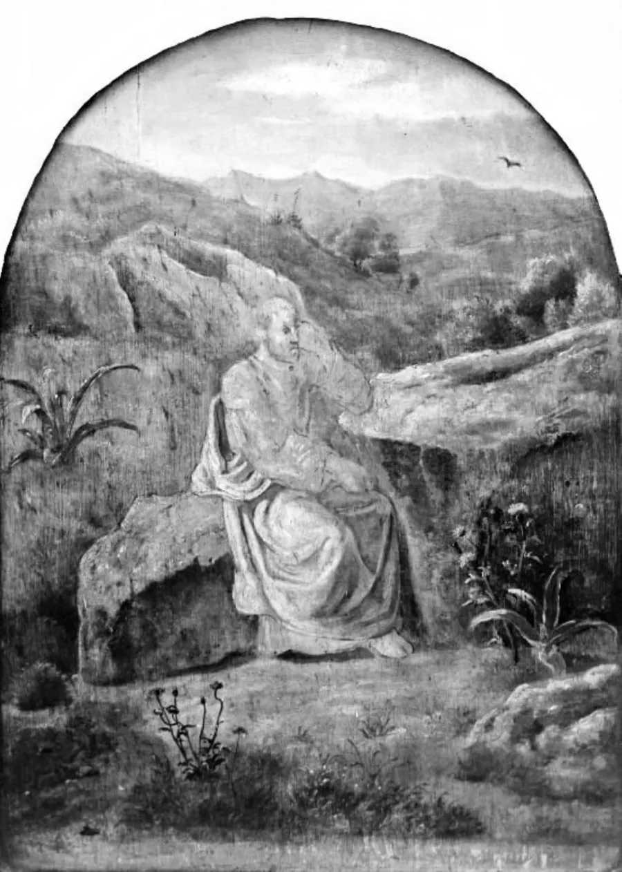 Profeten Elias i ørkenen by Dankvart Dreyer