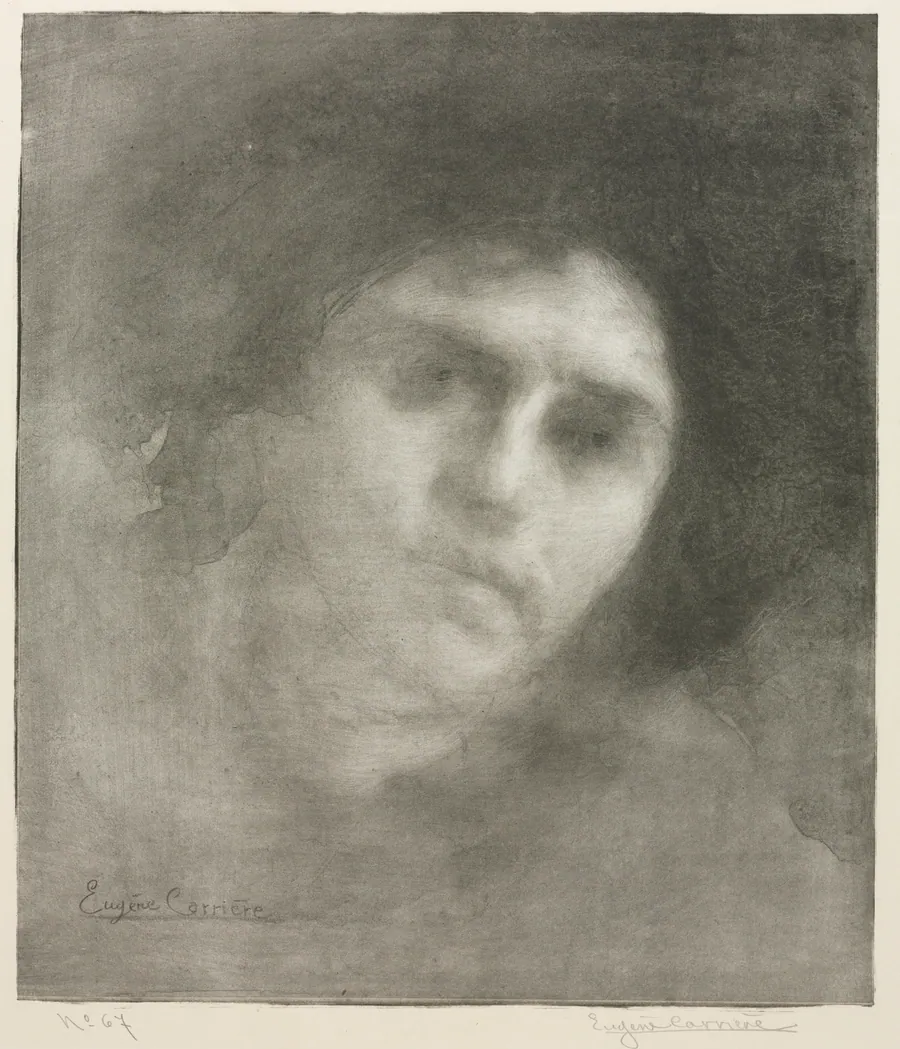 Madame Eugène Carrière (large plate) by Eugène Carrière