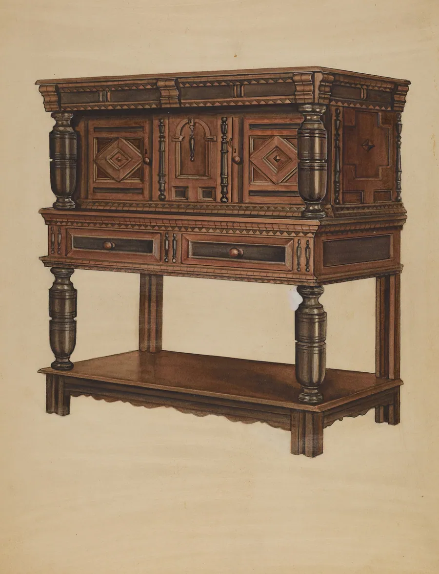 Court Cupboard by Lawrence Phillips