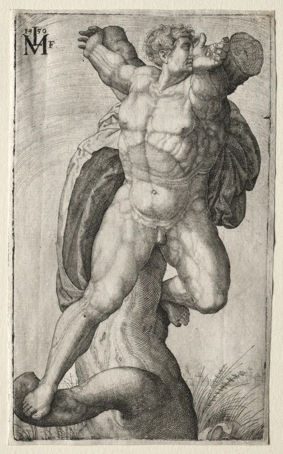 Crucified Man by Melchior Lorck