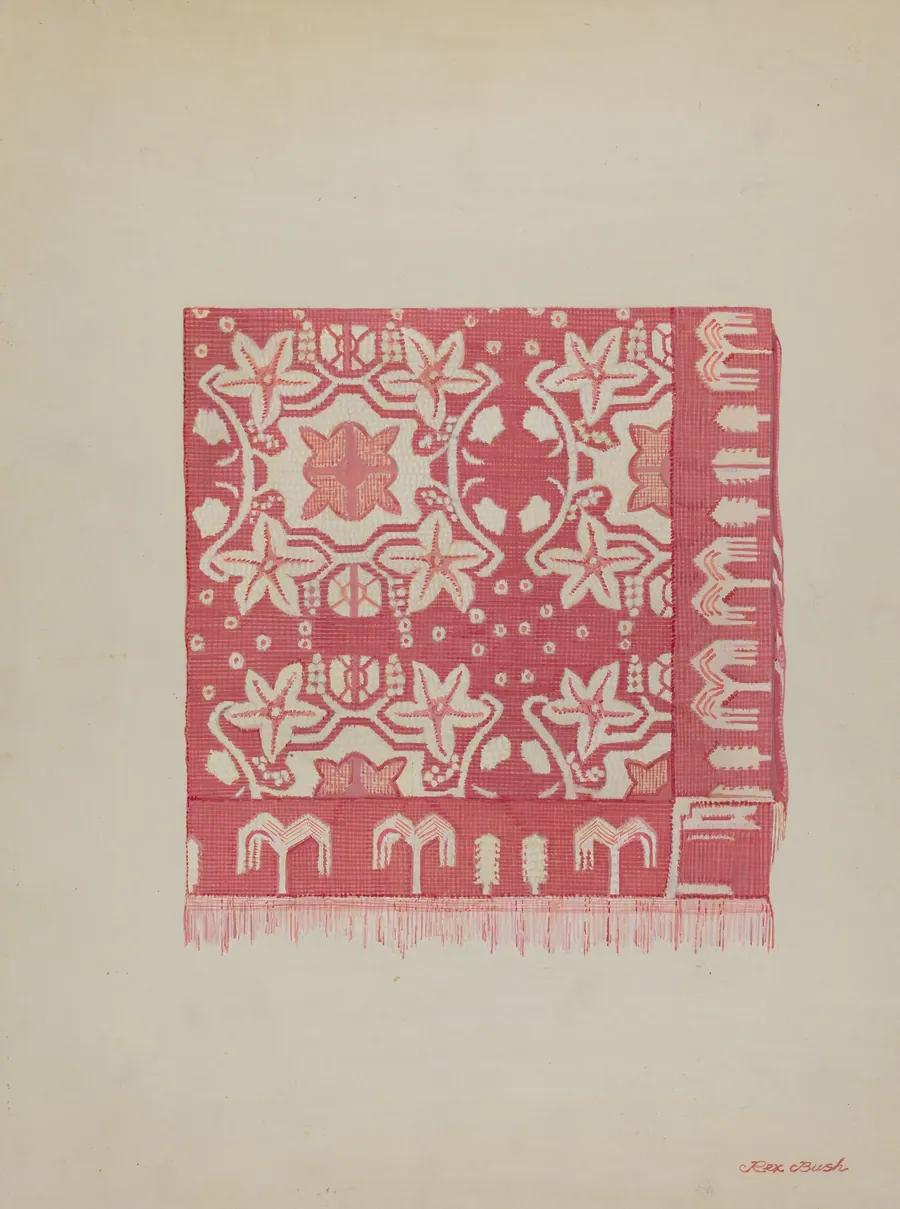Coverlet by Rex F. Bush