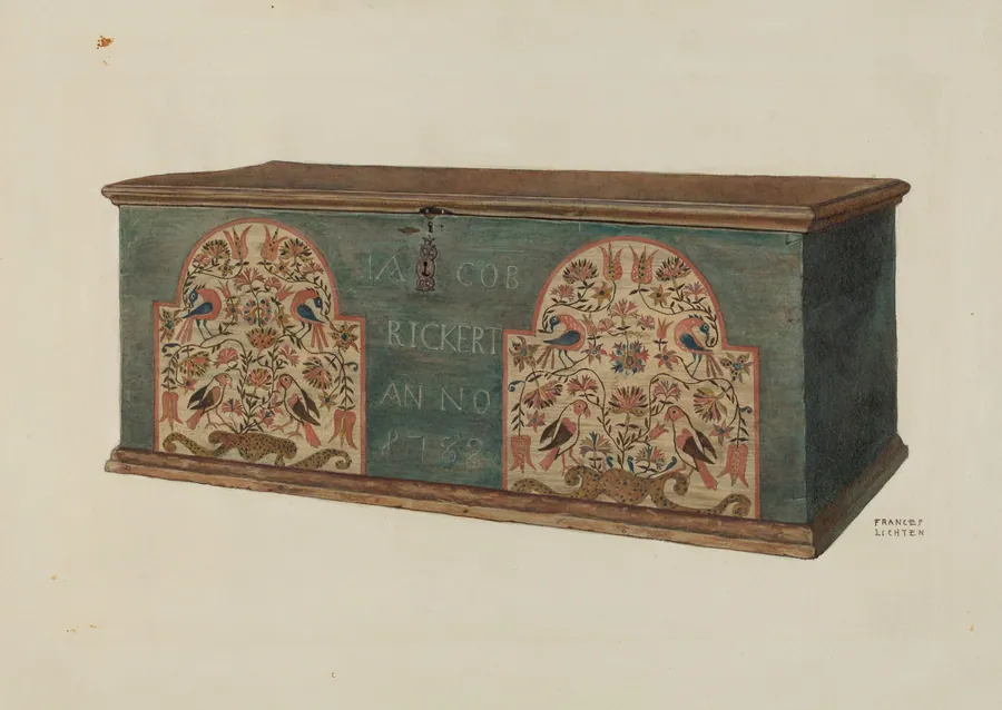 Pa. German Chest by Frances Lichten