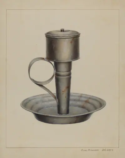Portable Whale Oil Lamp