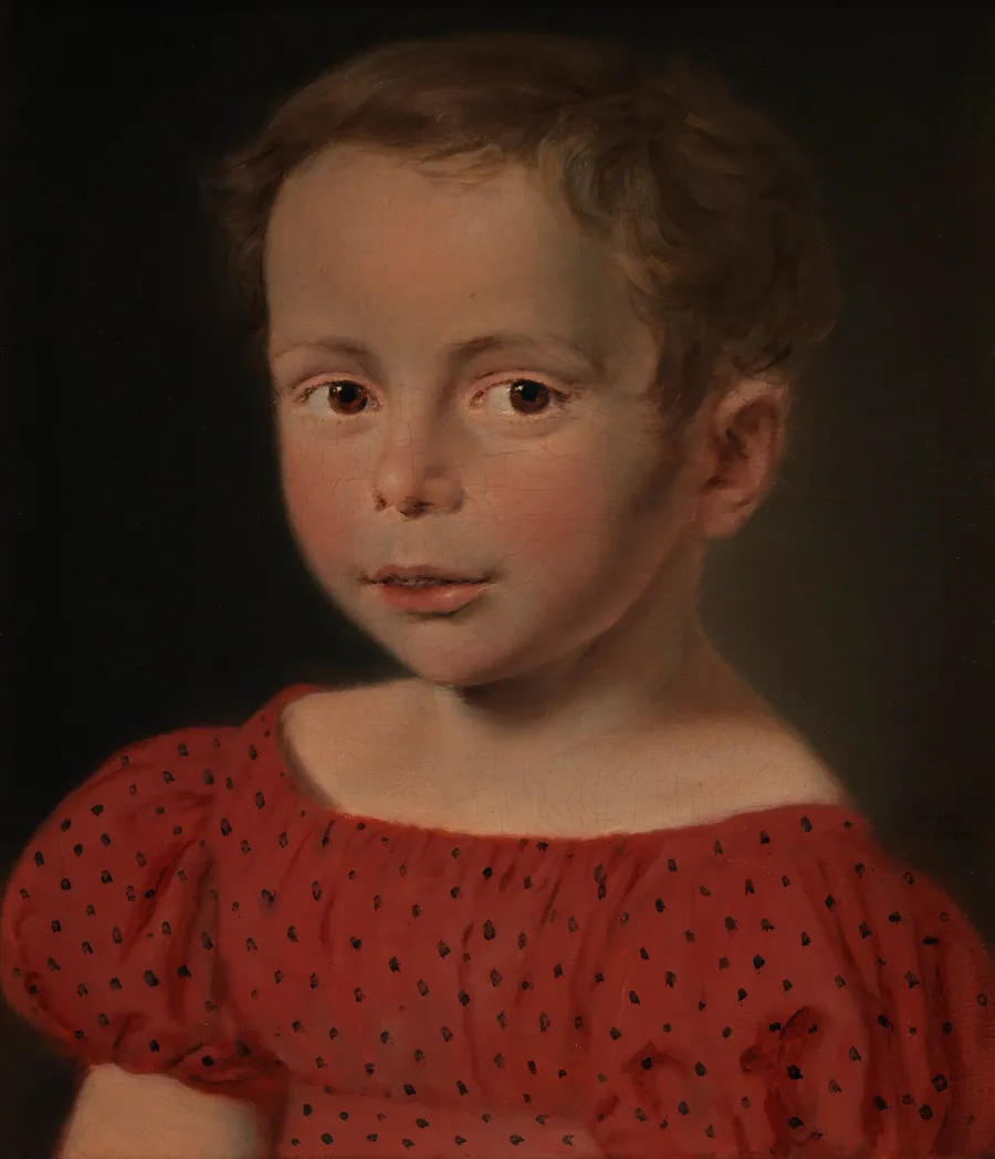 Barneportræt by C.A. Jensen