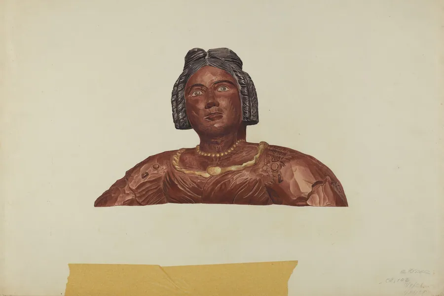 Stern Piece: Pocahontas by Albert Ryder