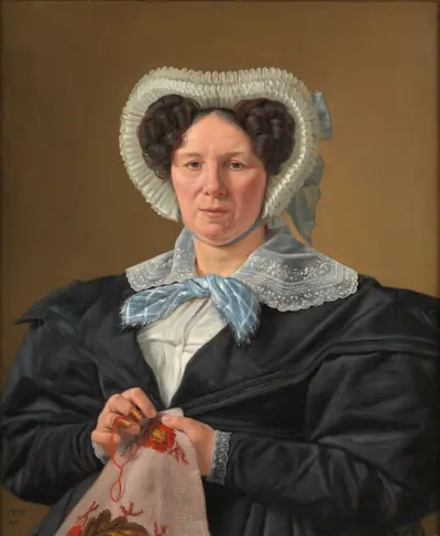 Kunstnerens moder, Frederikke Eleonore Cathrine Rørbye, f. Stockfleth (1773-1851)