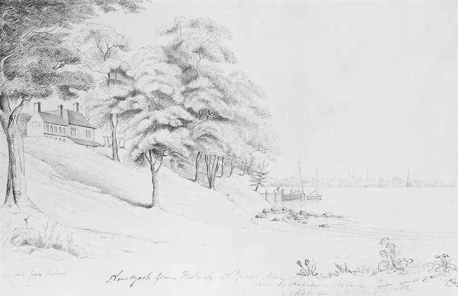 New York from Hobuck by Alexander Robertson