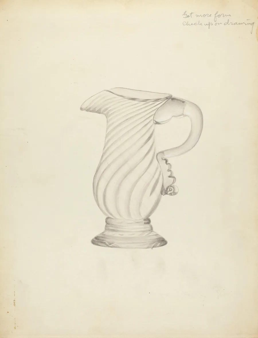 Blown Glass - Pitcher by Vincent Burzy