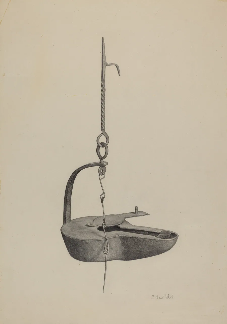Betty Lamp by Maurice Van Felix