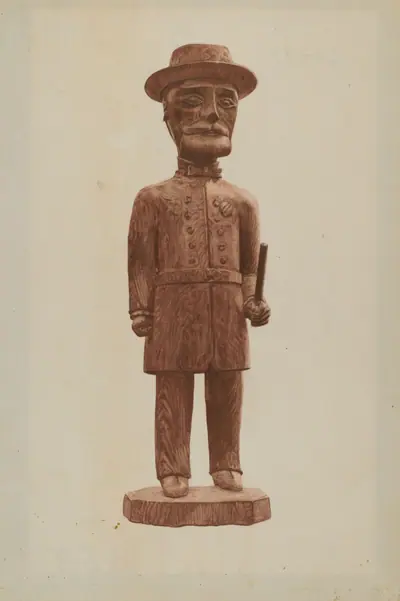 Carved Policeman