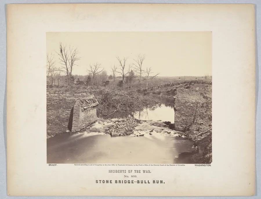 Stone Bridge - Bull Run by Mathew B. Brady